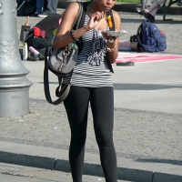 Ebony girls out in tight leggings 98482383@N03_18741862238_Quick Snack 1.jpg