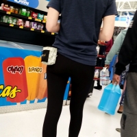 Candid Walmart in line in leggings with a cute booty the_one_and_only - Ass Creep 146 - 0064videocapture-2020_0064.jpg
