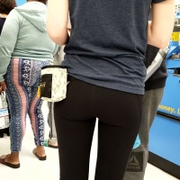 Candid Walmart in line in leggings with a cute booty the_one_and_only - Ass Creep 146 - 0070videocapture-2020_0070.jpg