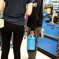 Candid Walmart in line in leggings with a cute booty the_one_and_only - Ass Creep 146 - 0087videocapture-2020_0087.jpg