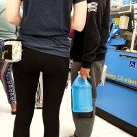 Candid Walmart in line in leggings with a cute booty the_one_and_only - Ass Creep 146 - 0083videocapture-2020_0083.jpg