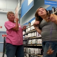 Skinny teen in jeans shopping at Walmart 39562255.jpg