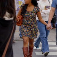 Candid sexy girls in skirts and dresses in public 98482383@N03_20104870128_Flowery Dress 1.jpg