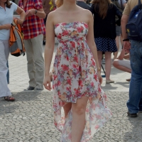 Candid sexy girls in skirts and dresses in public 98482383@N03_20521097944_With and Without Glasses 1.jpg