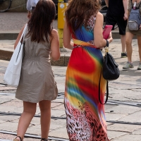 Candid sexy girls in skirts and dresses in public 98482383@N03_21423733311_Colourful Dress 2.jpg