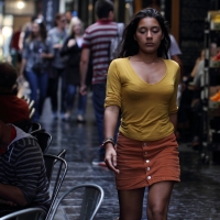 Candid sexy girls in skirts and dresses in public candidsexystreet_31409910146_Hot Humid Rain.jpg