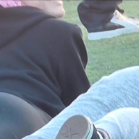 Two hot brunettes laying down (part 2)