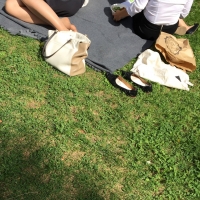 candidsexystreet_43903777764_Lunch break of two nylon beauties on a wool blanket.jpg