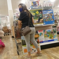 Latina milf with vpl