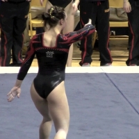 Sexy college gymnast