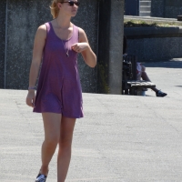 Candid girls with nice tits in public Girl appears to be squeezing her nipple (1).jpg