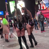 Two hot candid babes in sexy fishnet bunny outfits showing their ass cheeks Fishnet Bunny Duo.mp4-2022-08-02-13h18m06s442.jpg