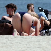 2 hot and sexy girls in bikinis at the beach 2 hot beach babes
