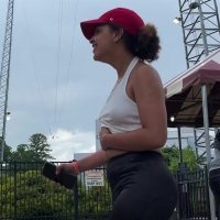 Light skinned braless babe