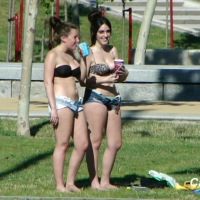 Nice tits at the park