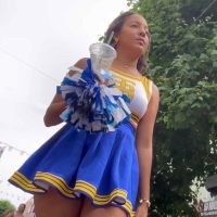 Candid brunette chick giving cheek peeks while out in a little cheerleader outfit JS-038 Cheeky cheerleader FULL VIDEO.mp4-2025-08-04-10h02m07s029.jpg