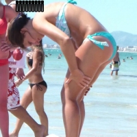 Three beach milfs
