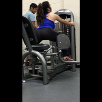 Sexy Asian gym girl