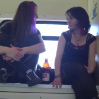 Punk girls on the train
