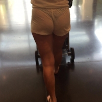 Milf in see through shorts (part 2)