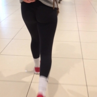 Tight leggings booty