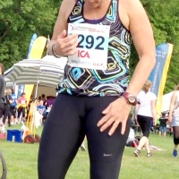 Runners in leggings