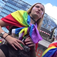 Sexy candid blonde pride chick with a nice ass in a black semi thong and fishnets 50.mp4-2024-08-10-09h49m33s988.jpg