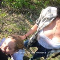 Candid blonde chick sucks dick outside and gets a facial while her brunette friend rubs her pussy Girlfriend Lost at Rock-paper-scissors and had to Suck Fellow Traveler - EPIC FACIAL - POV_Black Lynn_1080p.mp4-2024-08-10-12h37m59s709.jpg