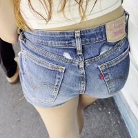 Denim booty creamed