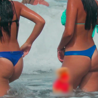 Latina teens in thongs