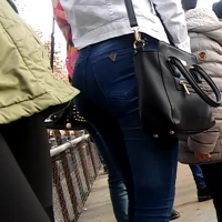 Milf in tight jeans