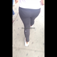 Latina booty with vpl