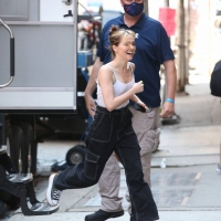 Zoey Deutch on the set of Not Okay in New York with a pokies shot 11.jpg