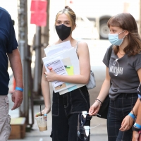 Zoey Deutch on the set of Not Okay in New York with a pokies shot 14.jpg