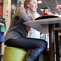 Adorable blonde teen