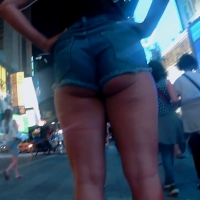 Hot blonde cheeks