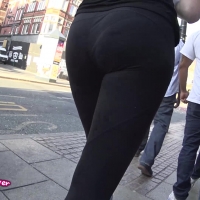 Blonde girl with vpl