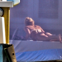 Shakira out on a boat in a thong bikini showing her great booty 5.jpg