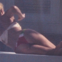 Shakira out on a boat in a thong bikini showing her great booty 09.jpg
