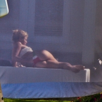 Shakira out on a boat in a thong bikini showing her great booty 11.jpg