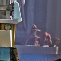 Shakira out on a boat in a thong bikini showing her great booty 13.jpg