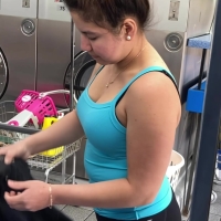 Candid Latina with big tits showing cleavage at the laundromat Mouthwatering Mamacita Melons.mp4-2025-08-18-07h46m39s614.jpg