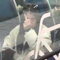 Flipped off