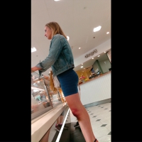 Two girls in skirts