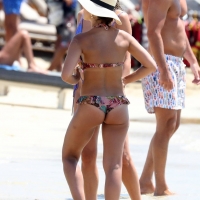 Ashley Roberts with Janette Manrara in bikinis at a Beach in Mykonos, Greece 08.jpg
