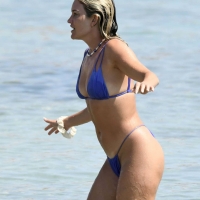 Ashley Roberts with Janette Manrara in bikinis at a Beach in Mykonos, Greece 61.jpg