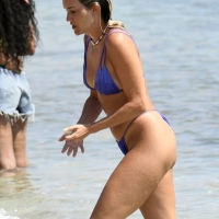 Ashley Roberts with Janette Manrara in bikinis at a Beach in Mykonos, Greece 68.jpg