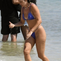 Ashley Roberts with Janette Manrara in bikinis at a Beach in Mykonos, Greece 75.jpg