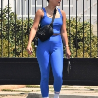 Vanessa Hudgens in blue leggings with GG Magree out for a workout at Dogpound in West Hollywood 53.jpg