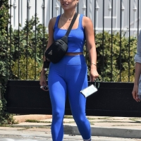 Vanessa Hudgens in blue leggings with GG Magree out for a workout at Dogpound in West Hollywood 67.jpg